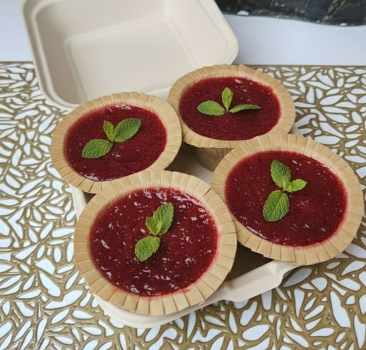 Burnt Chessecake Package Topping Strawberry