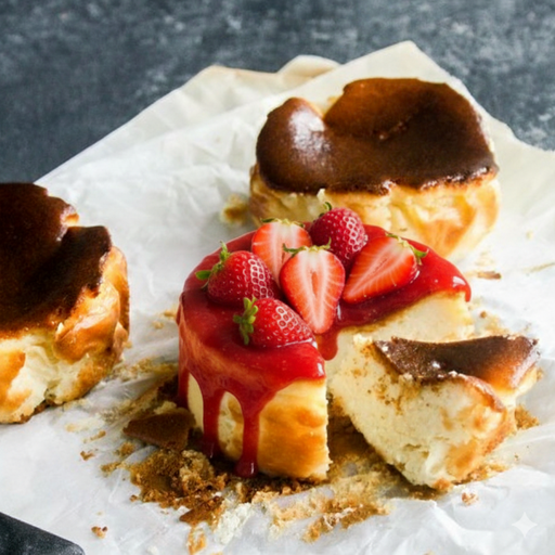 Burnt Cheesecake Topping Strawberry